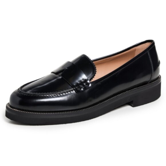 AQUAZZURA Aqua Loafers Black 38 1/2 - $795- Patent Leather Loafers -Size 8 US - Picture 4 of 13